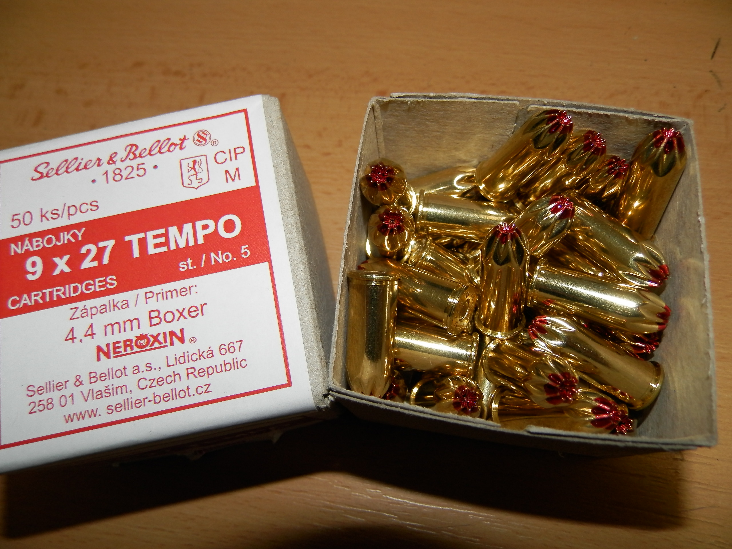 Expanzní nábojka 9x27, TEMPO 6