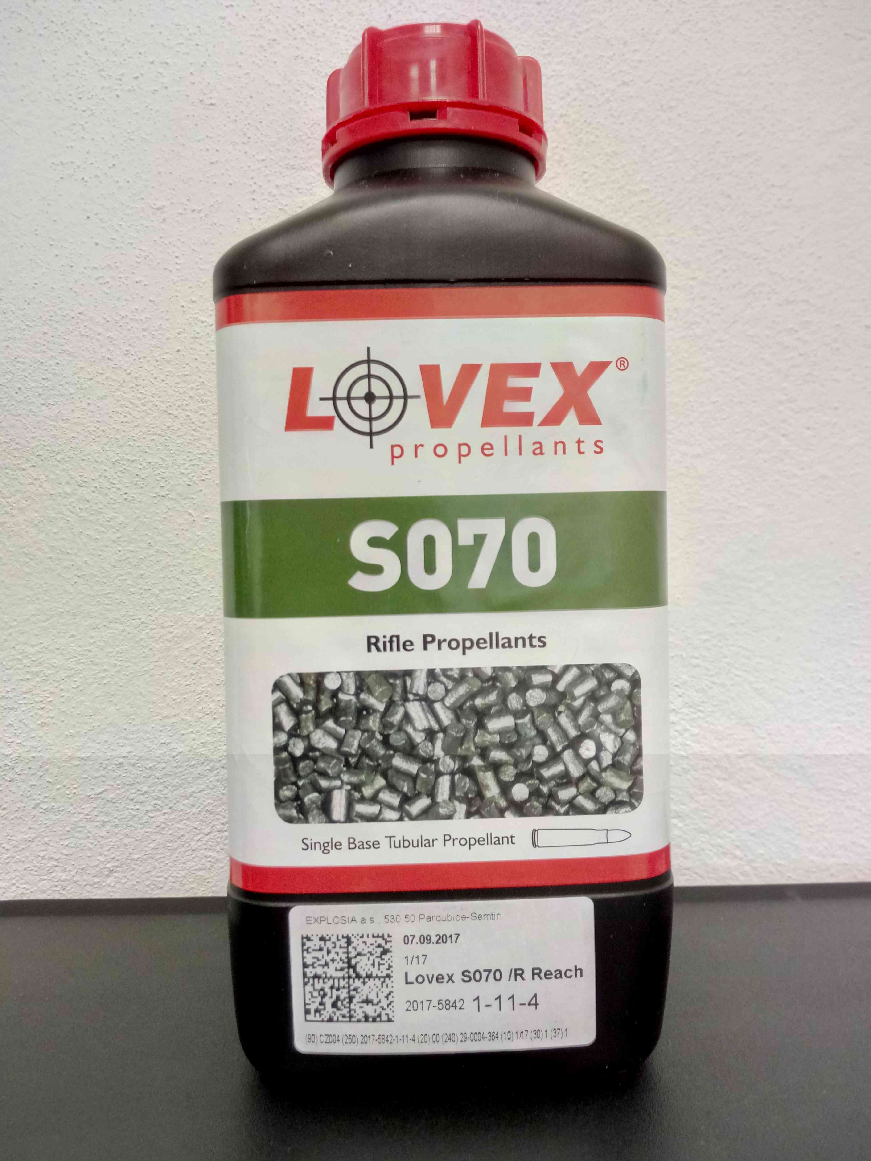 Bezdýmný prach LOVEX S070, 0,5kg