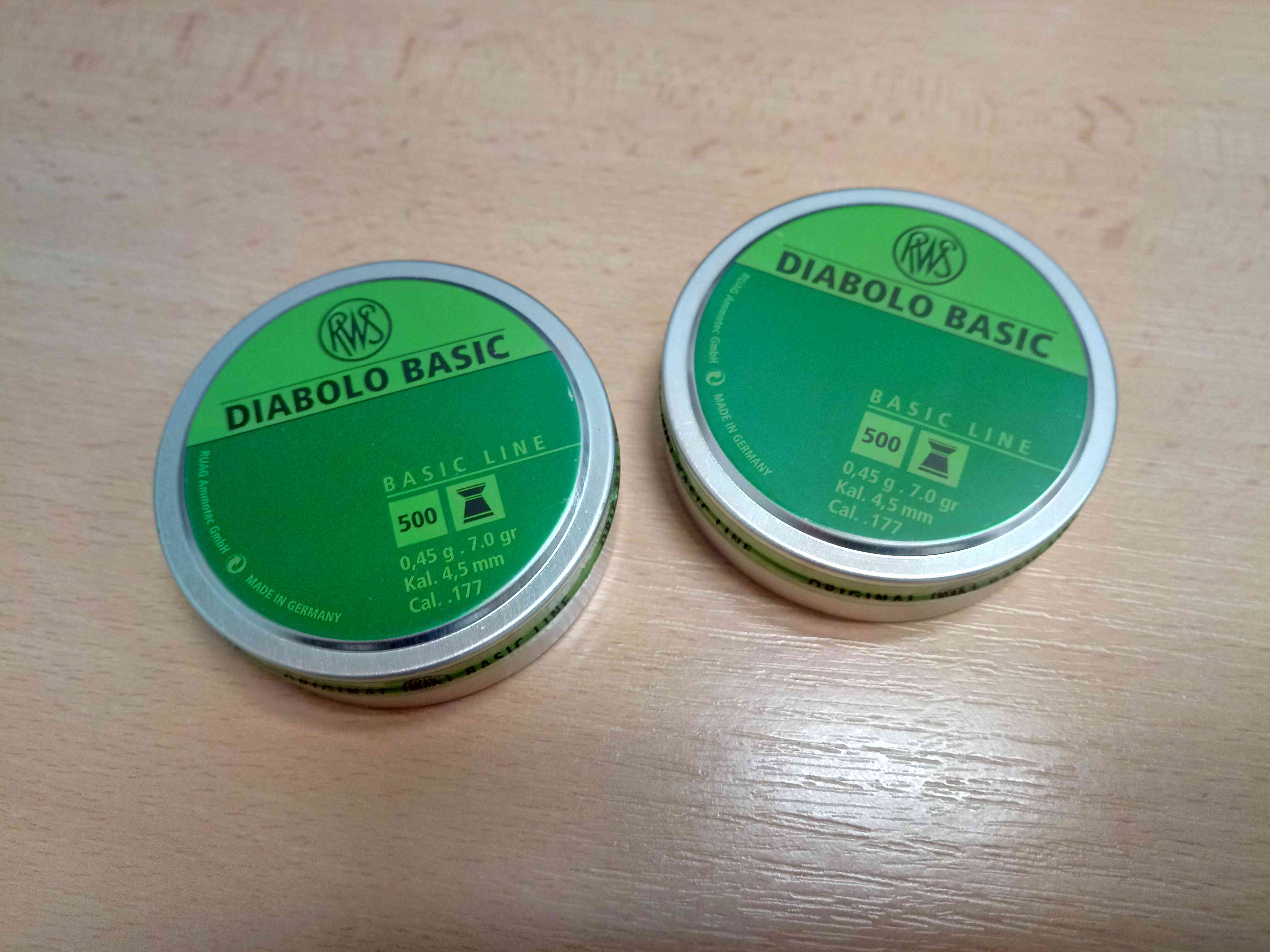 Diabolo RWS BASIC 500ks 4,5mm cal. 177