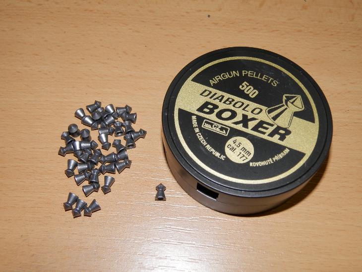 Diabolo BOXER 500ks 4,5mm cal. 177