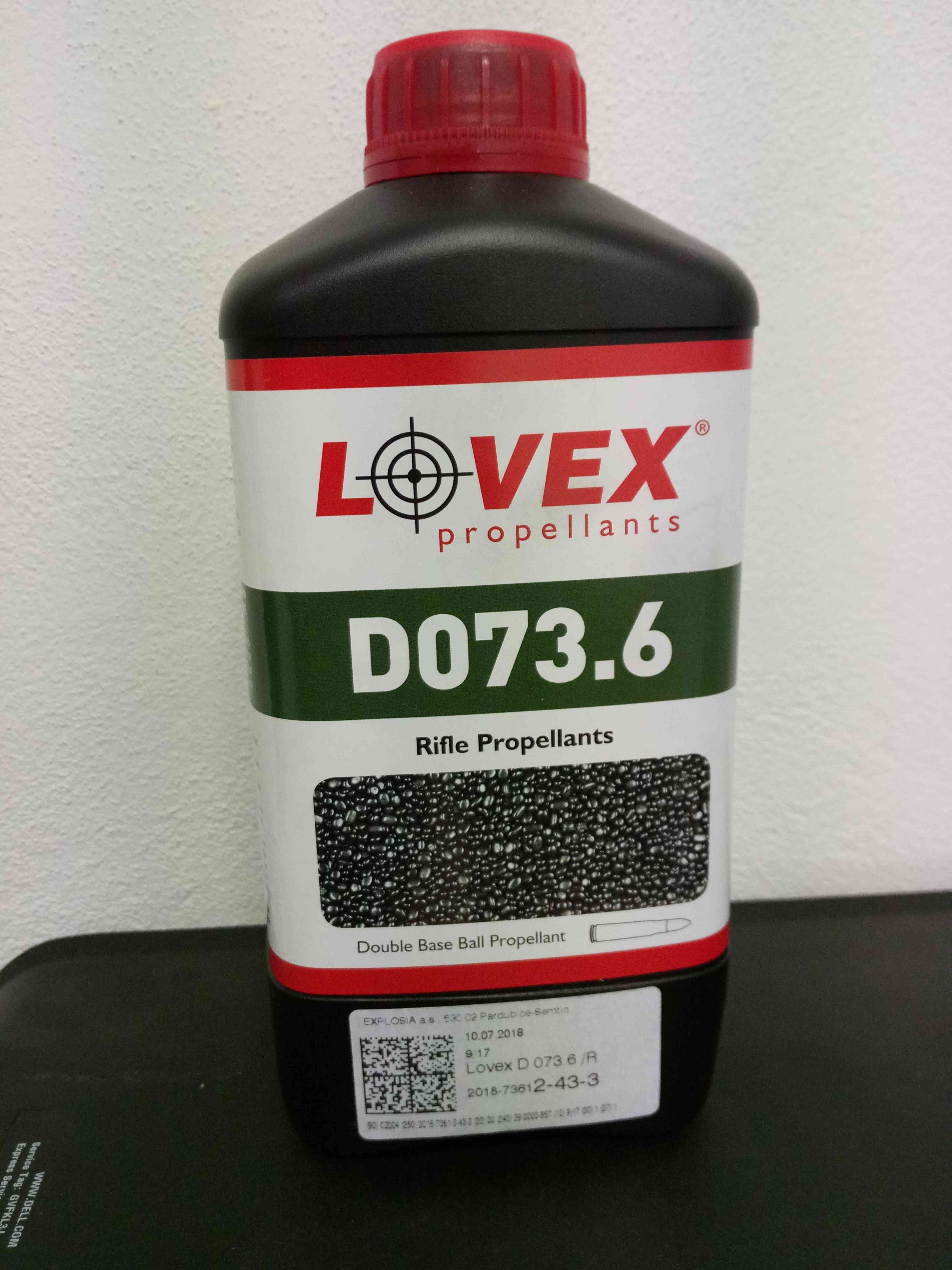 Bezdýmný prach LOVEX D073.6, 0,5kg