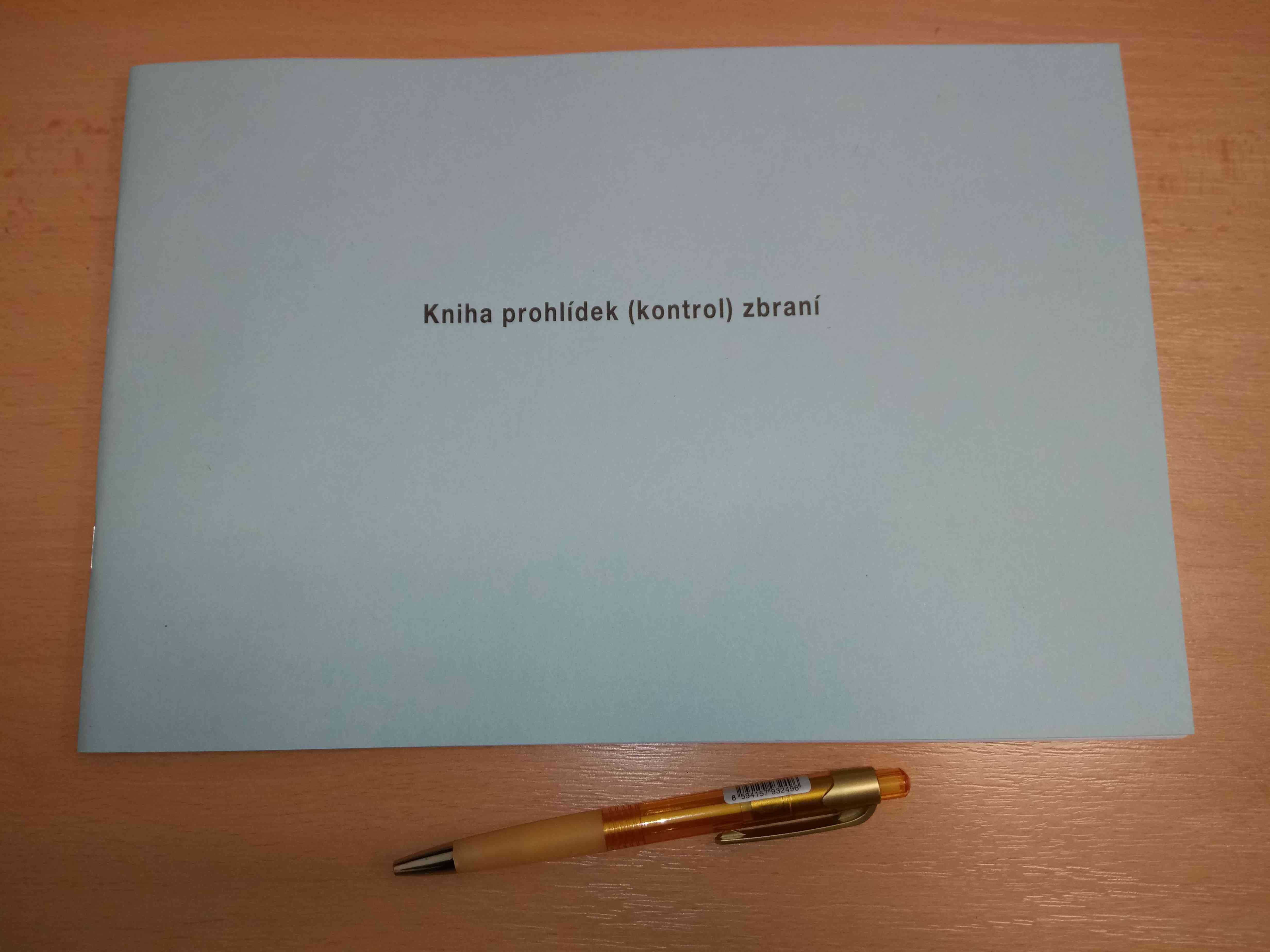 Kniha prohlídek a kontrol zbraní