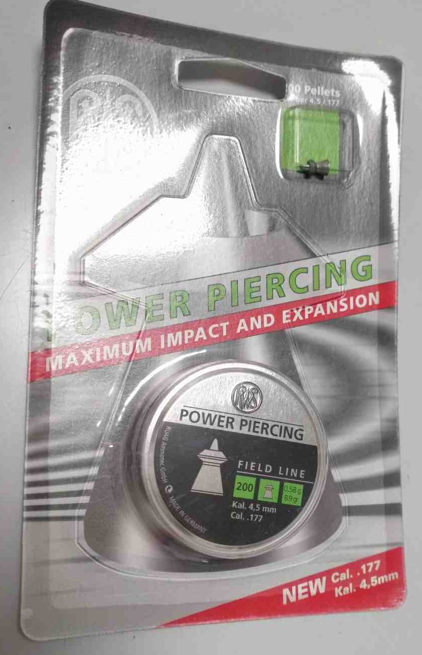 Diabolo RWS piercing 200ks 4,5mm /.177