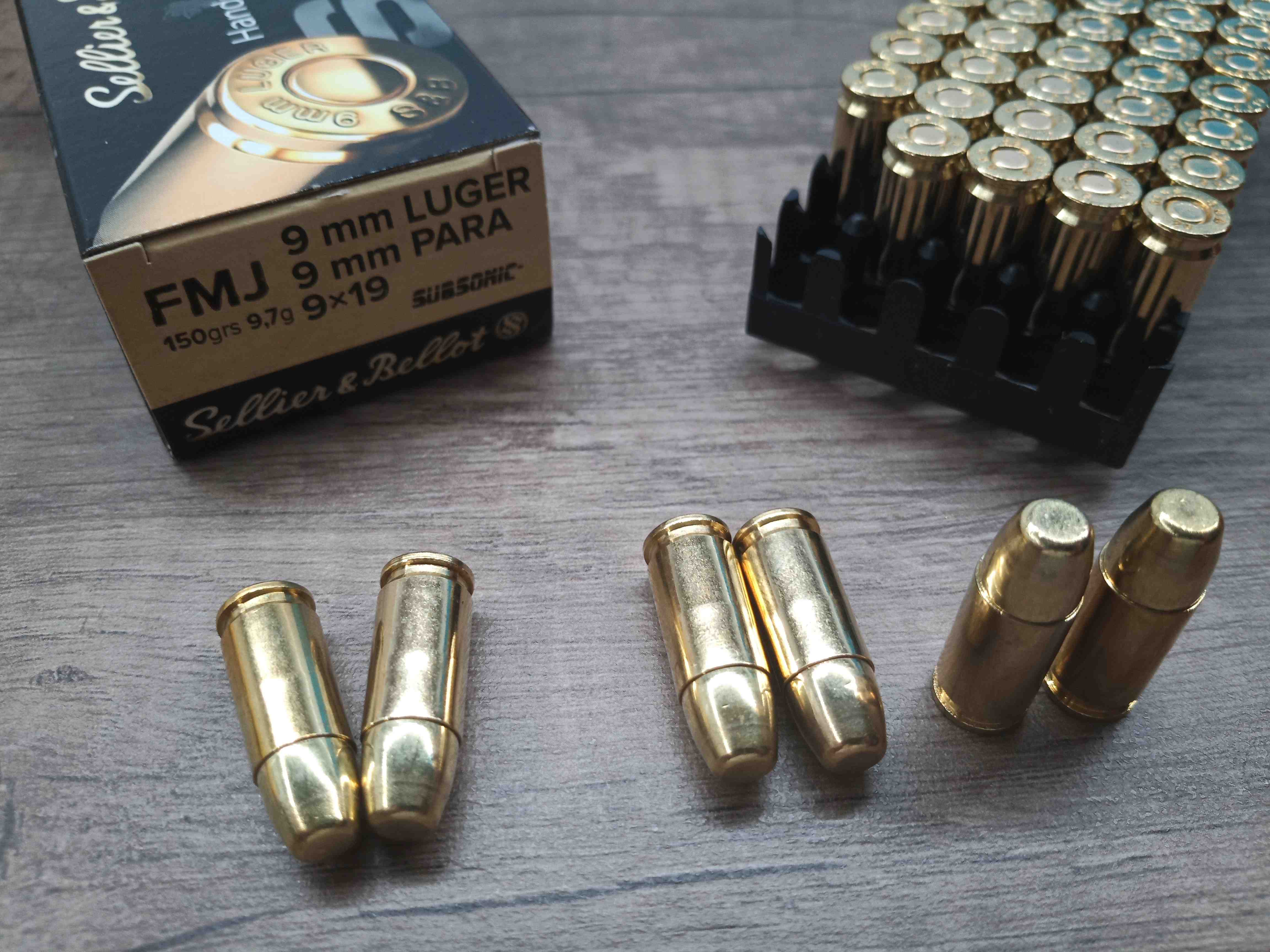 9mm Luger SB FMJ 9,7g SUBSONIC