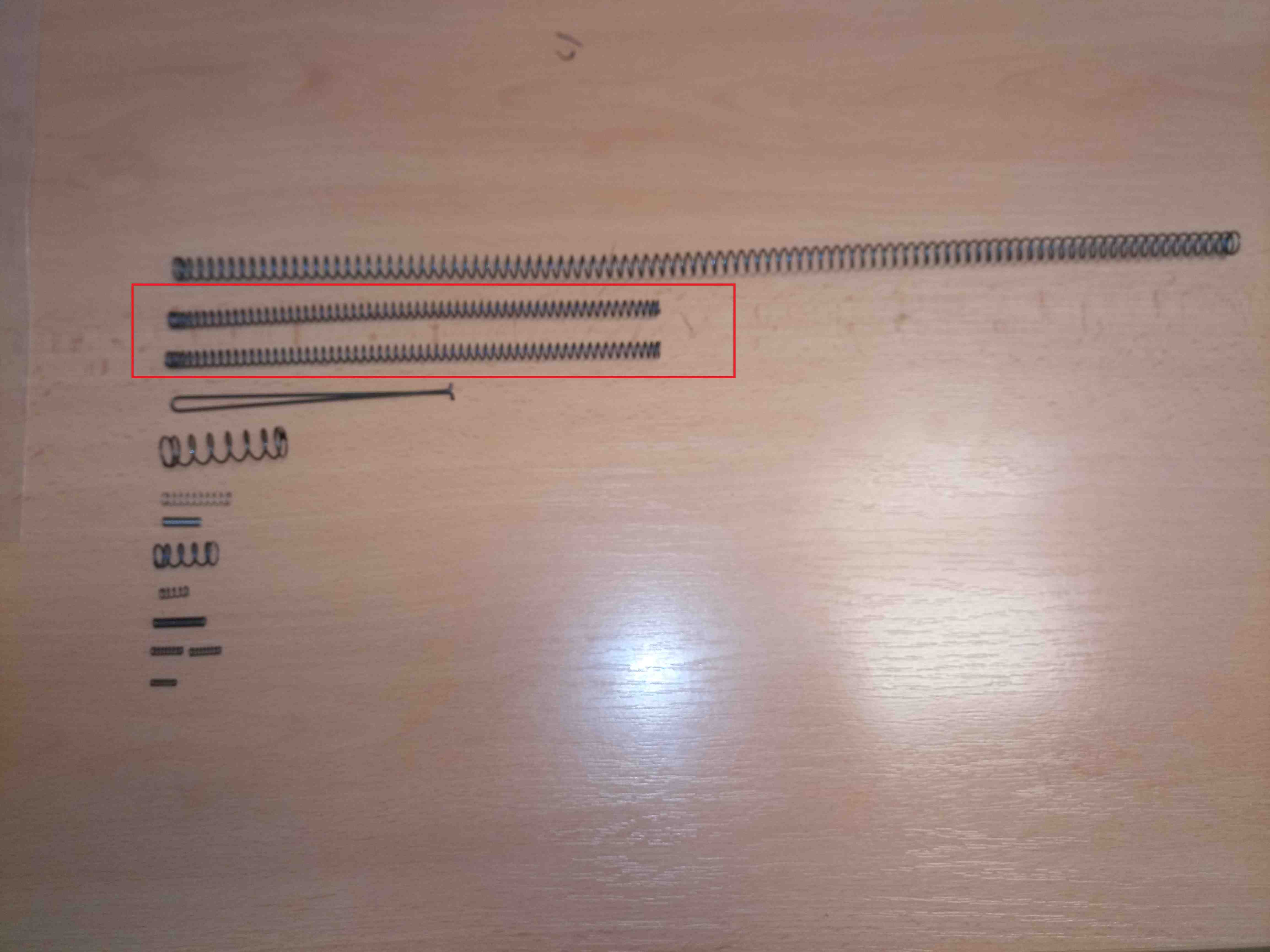 Pružina úderníku vz.58 SEMI-AUTO, nová výroba