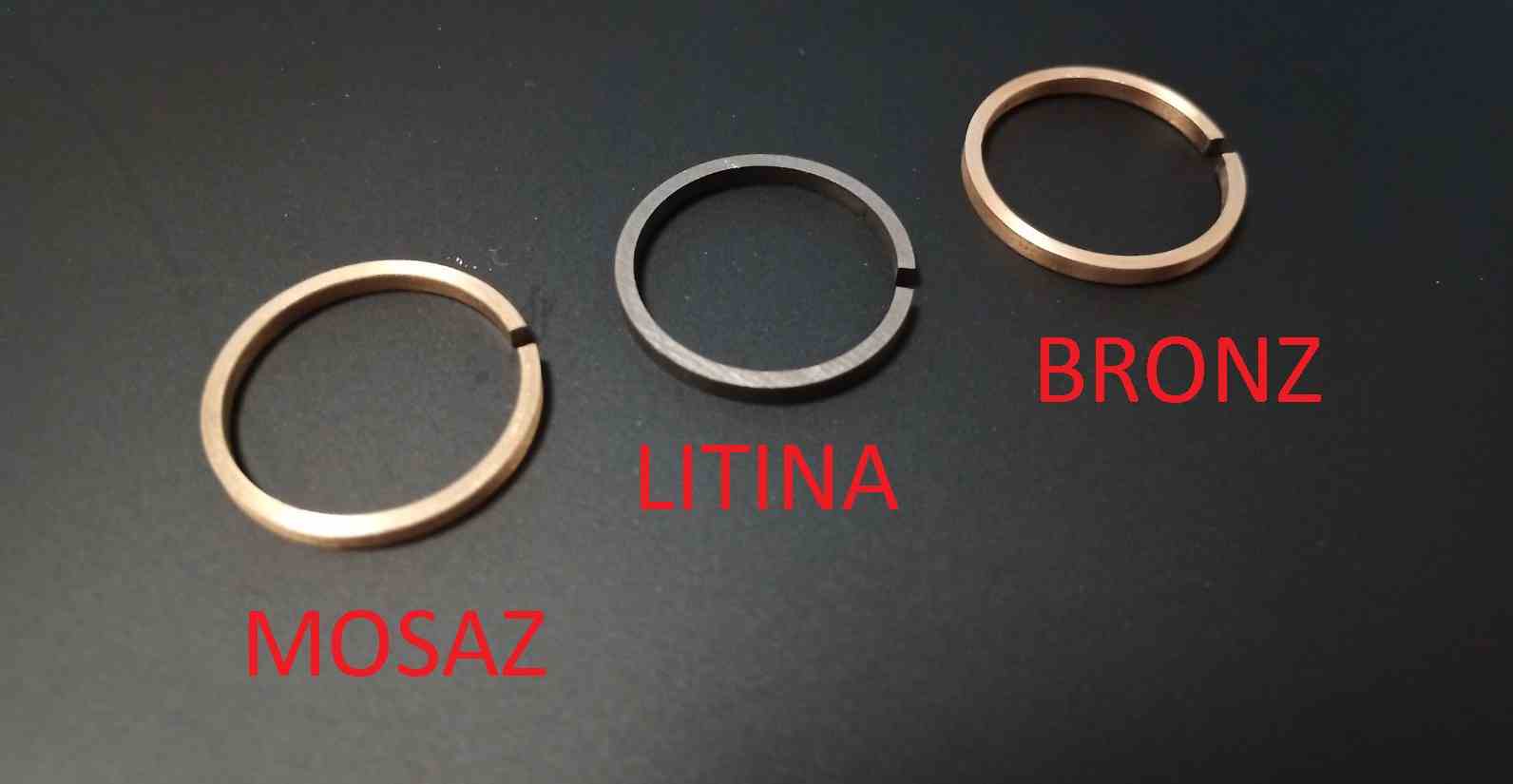 Kroužek pístu vz.47 BRONZ