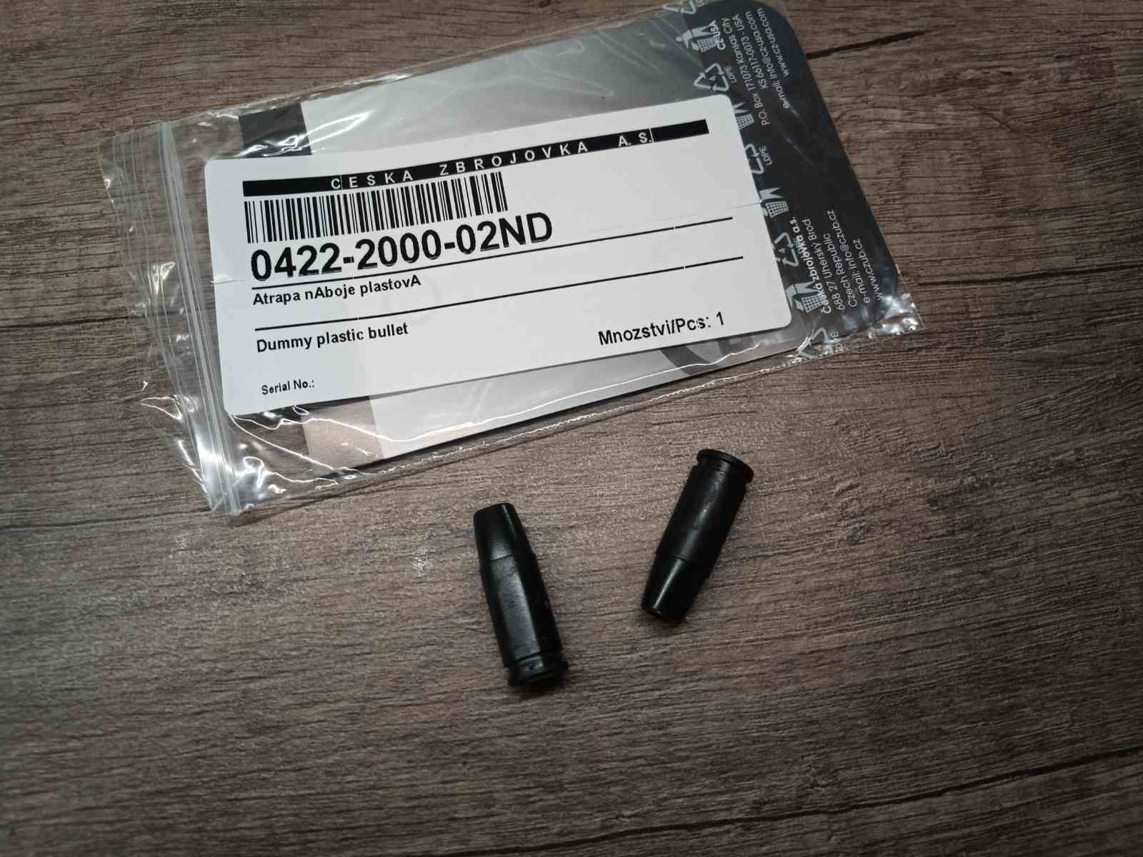 Školní maketa, vybíjecí náboj 9mm luger CZUB