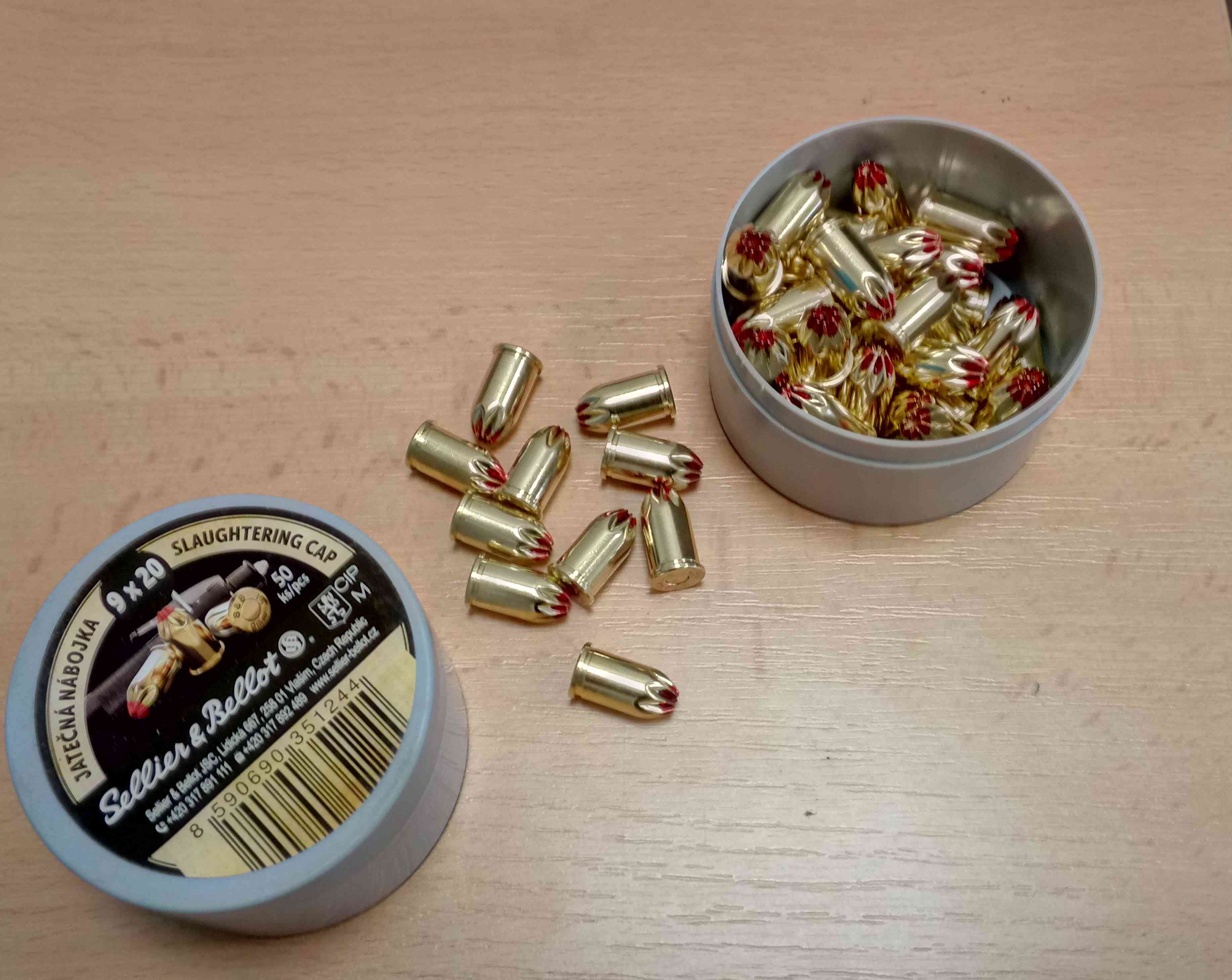 Nábojka SB 9mm JATEČNÍ