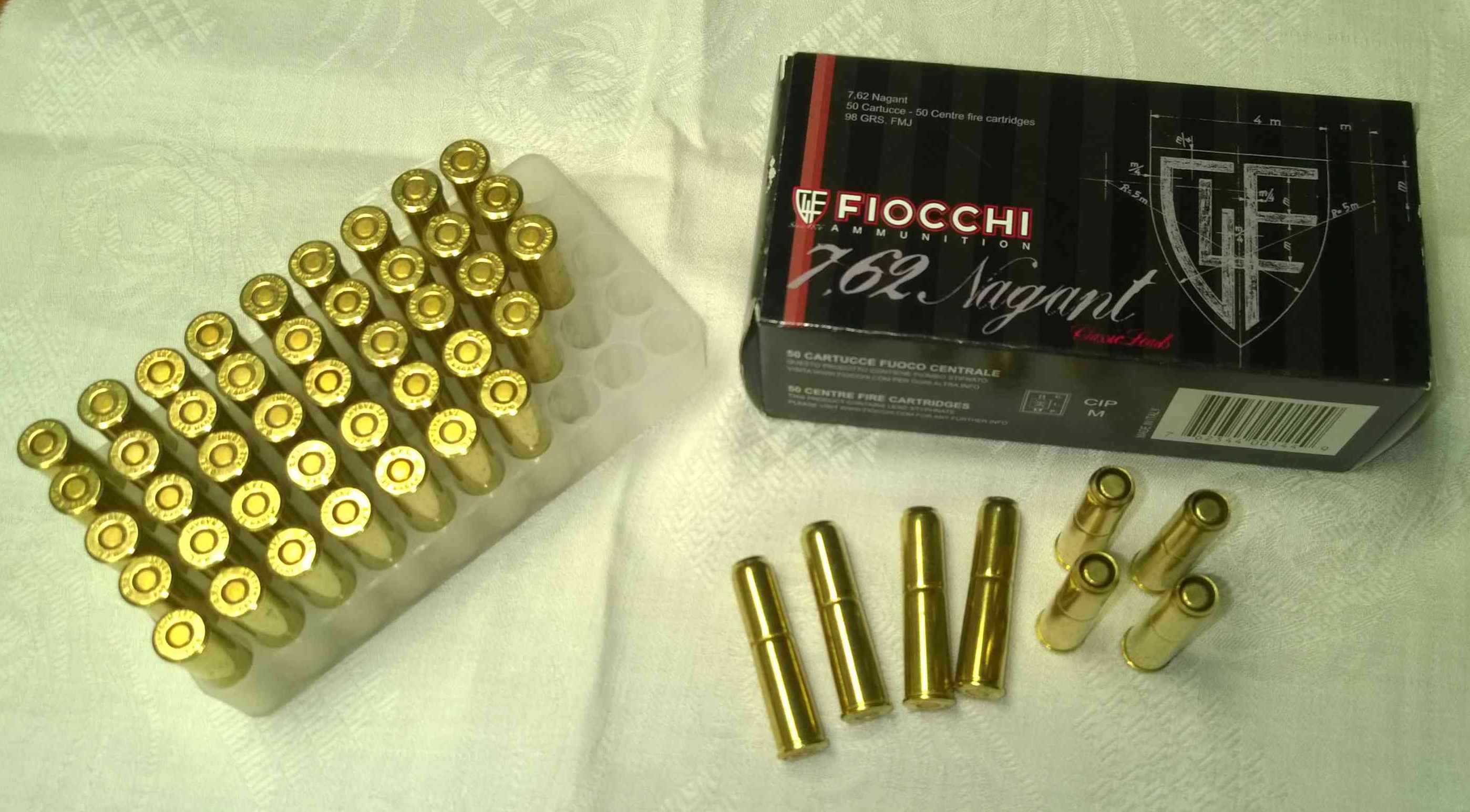 Náboj 7,62 Nagant FIOCCHI