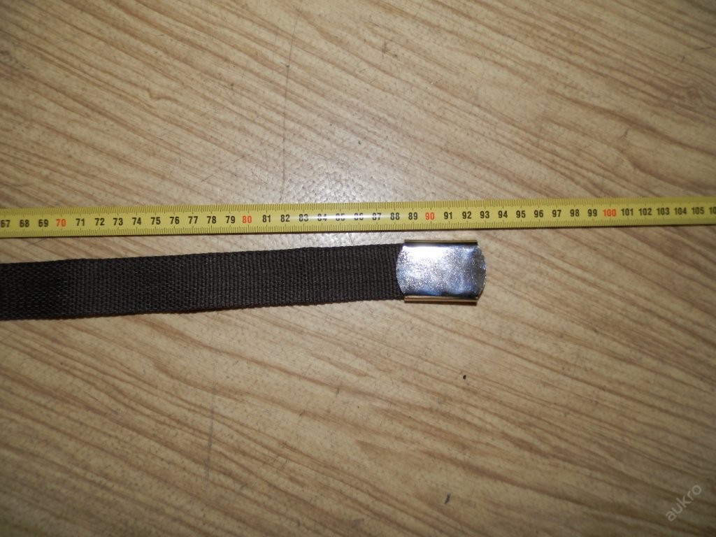 Opasek textilní, černý délka max. 90cm -  G13C