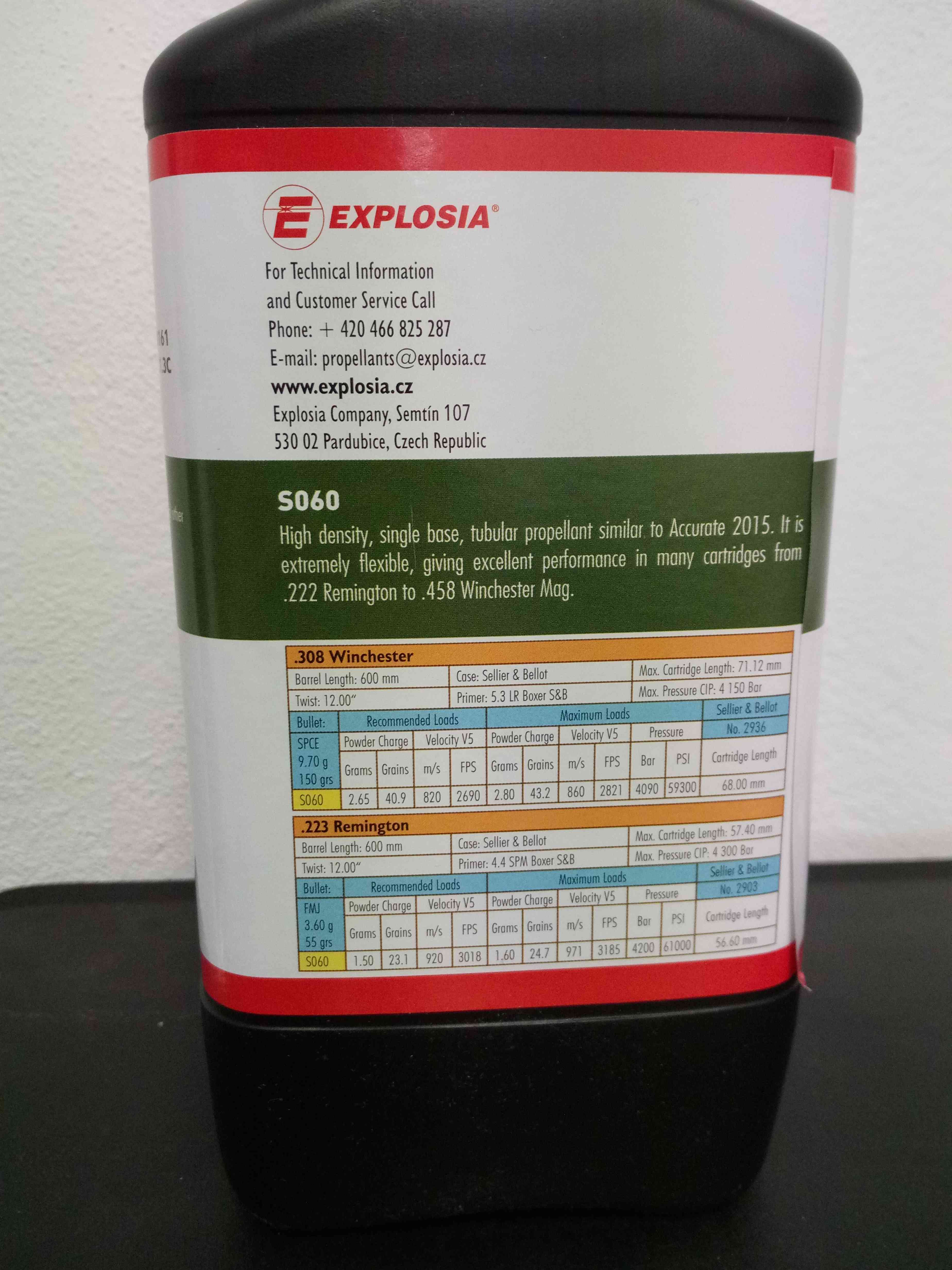 Bezdýmný prach LOVEX S060, 0,5kg