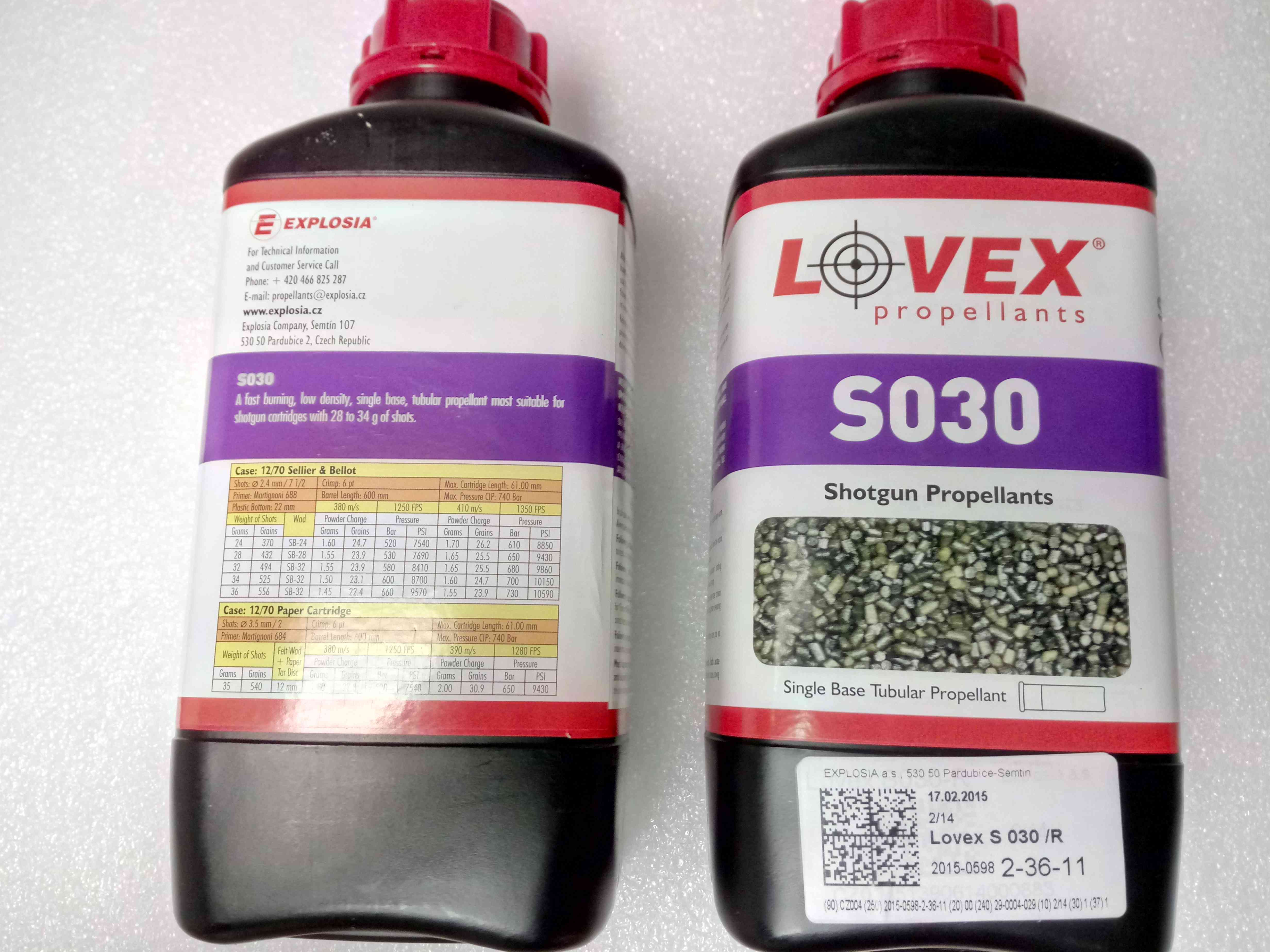 Bezdýmný prach LOVEX S030, 0,5kg