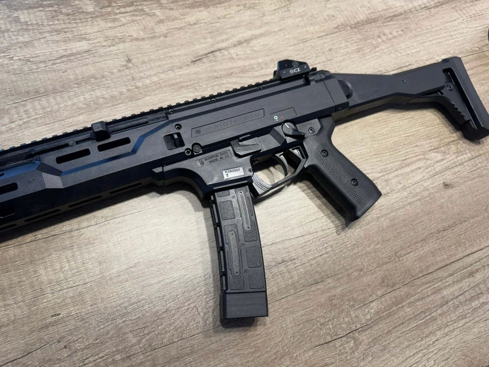 CZ SCORPION EVO 3 S1 CARBINE COMP 9mm - STŘELBY