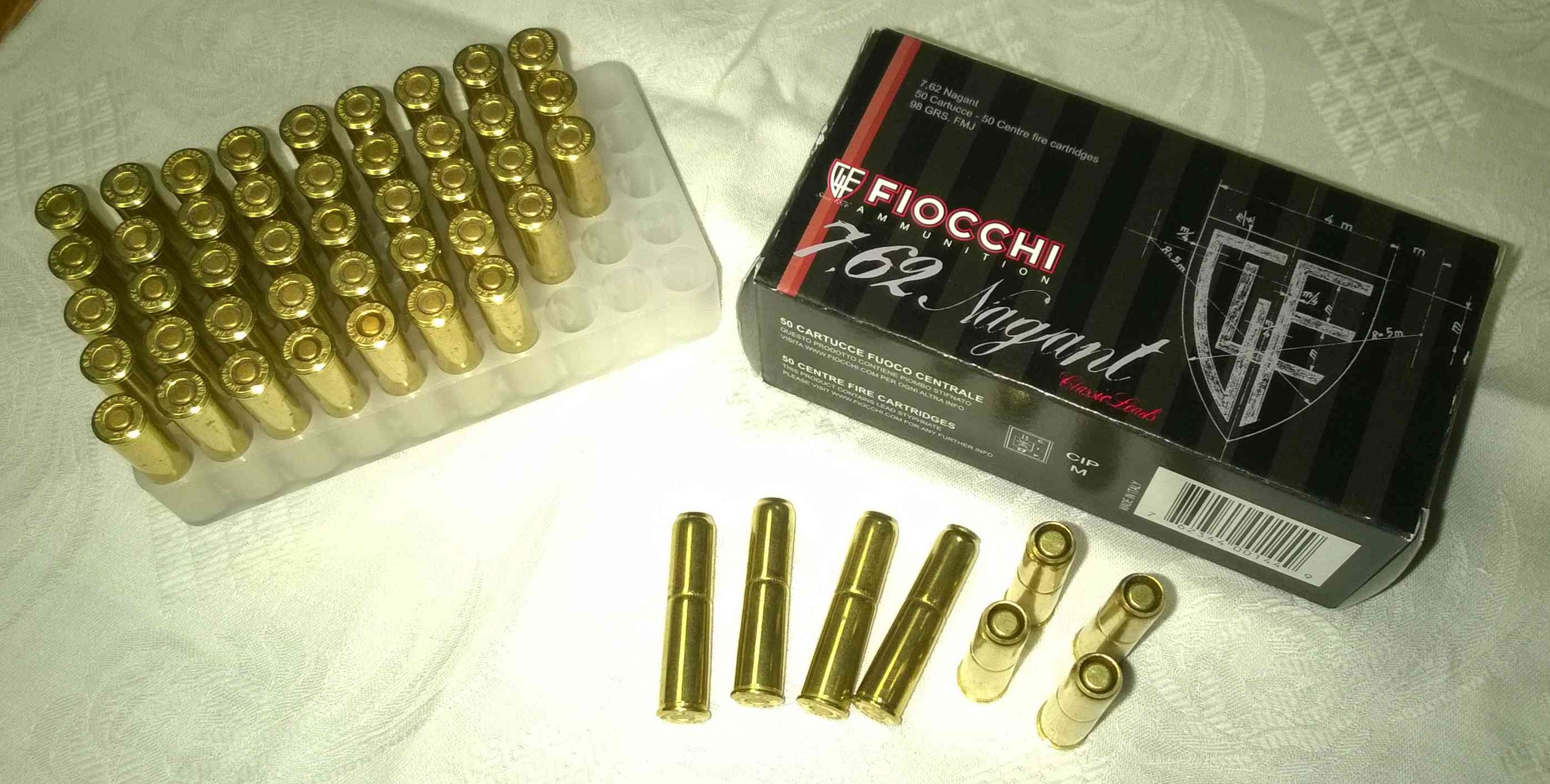 Náboj 7,62 Nagant FIOCCHI