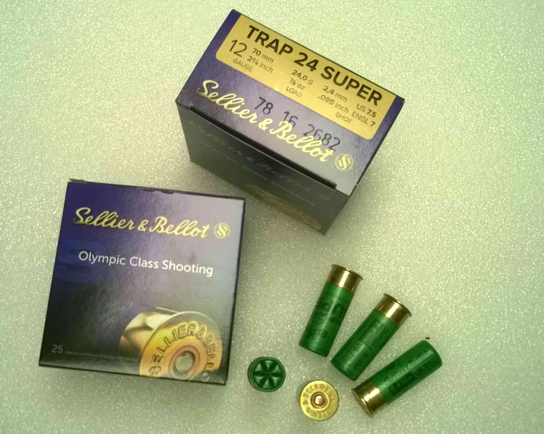Náboj 12/70 TRAP 24g SB