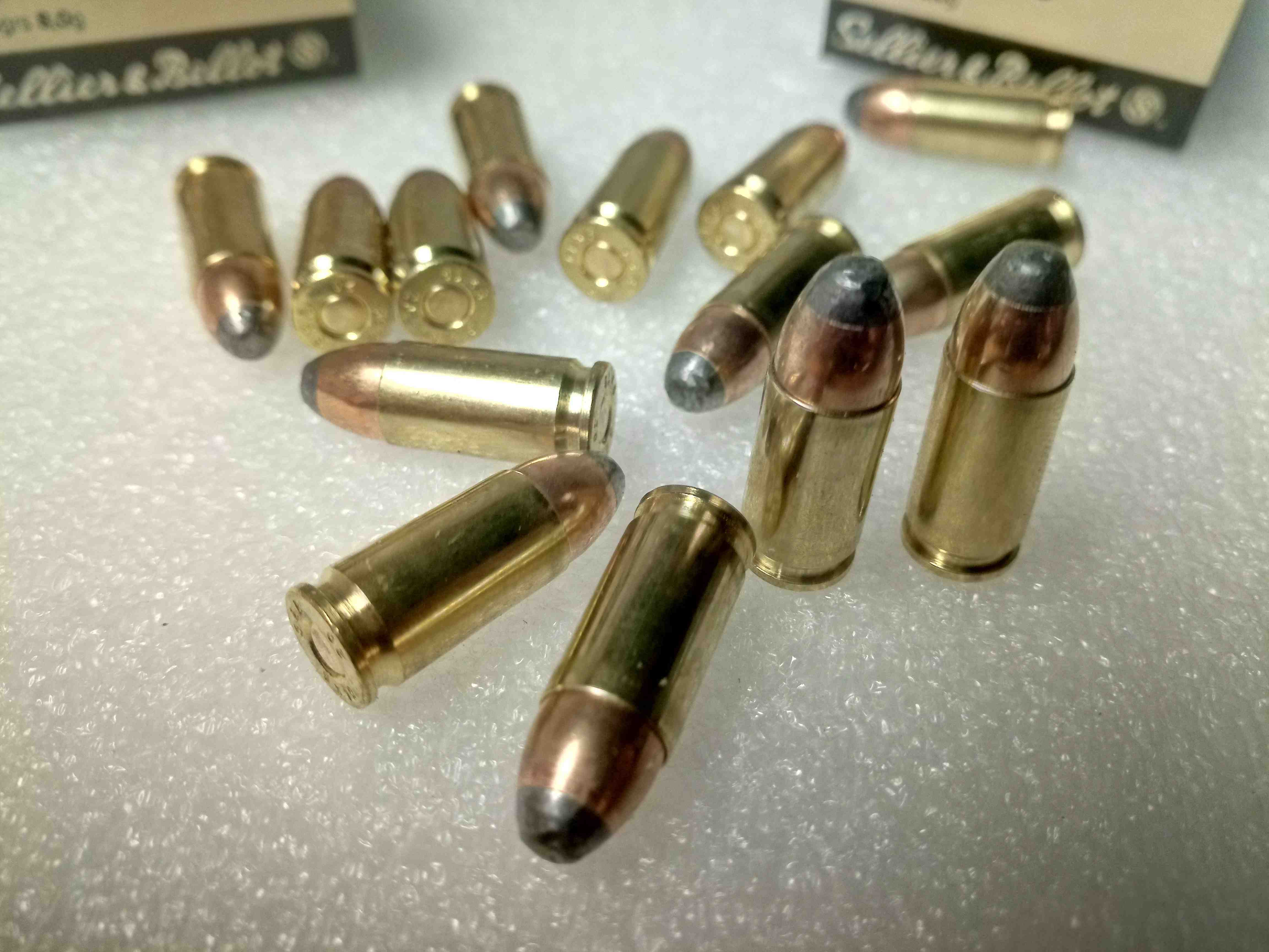 Náboj 9mm LUGER / 9 mm PARA / 9 × 19 SP 8,0g