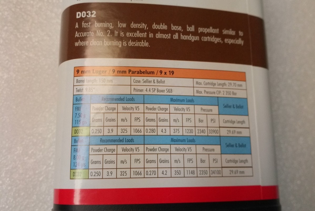Bezdýmný prach LOVEX D032, 0,5kg