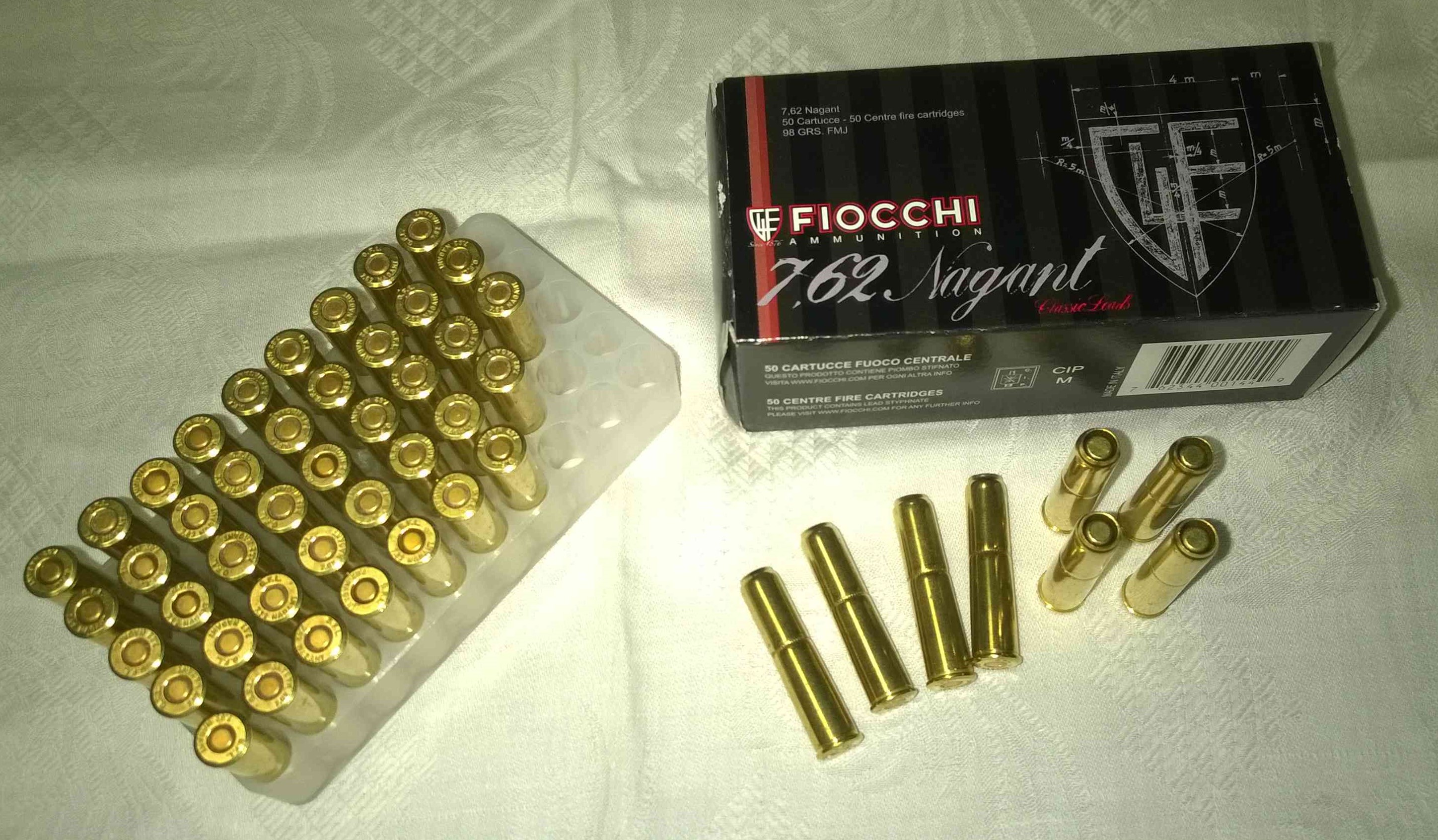 Náboj 7,62 Nagant FIOCCHI