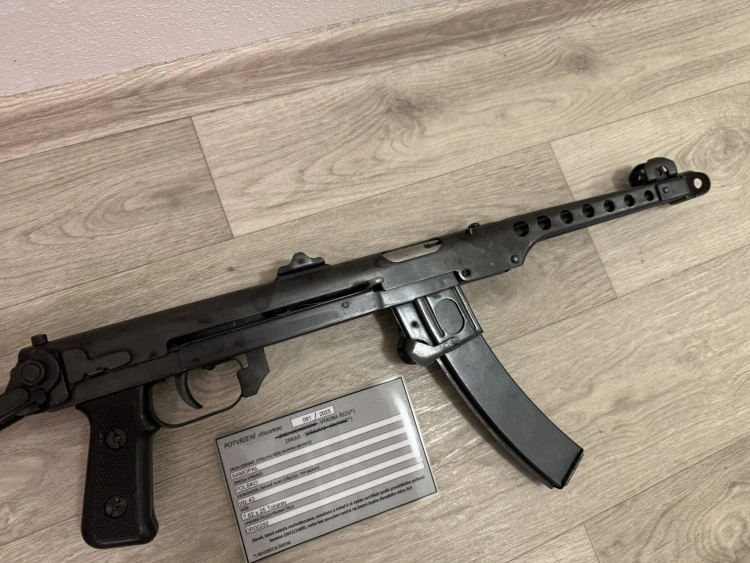 Samopal PPS43, PPS-43, Sudájev, výukový řez zbraně, školní řez