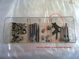 Pružina vytahovače kulometu M53 / MG42 / MG3 / MG1